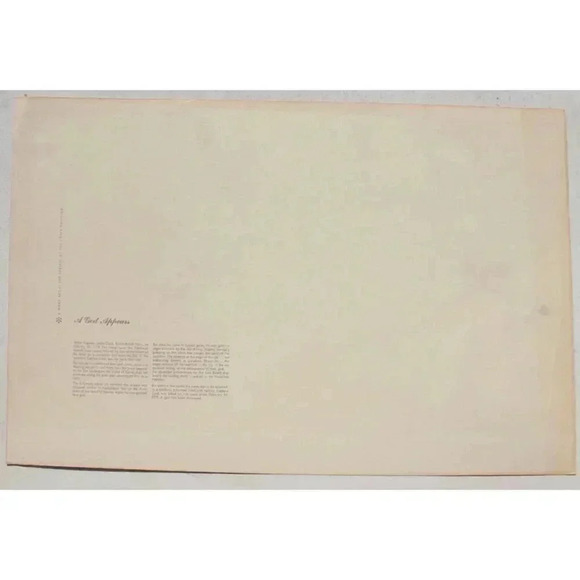 1952 Eugene Savage Matson Lines SS Lurline Hawaiis Never Folded God Appears Menu - Picture 2 of 2